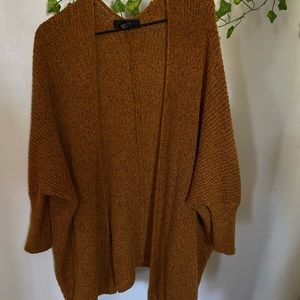 Yellow knit cardigan